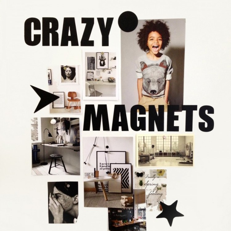 Magneetset alfabet zwart / Groovy Magnets
