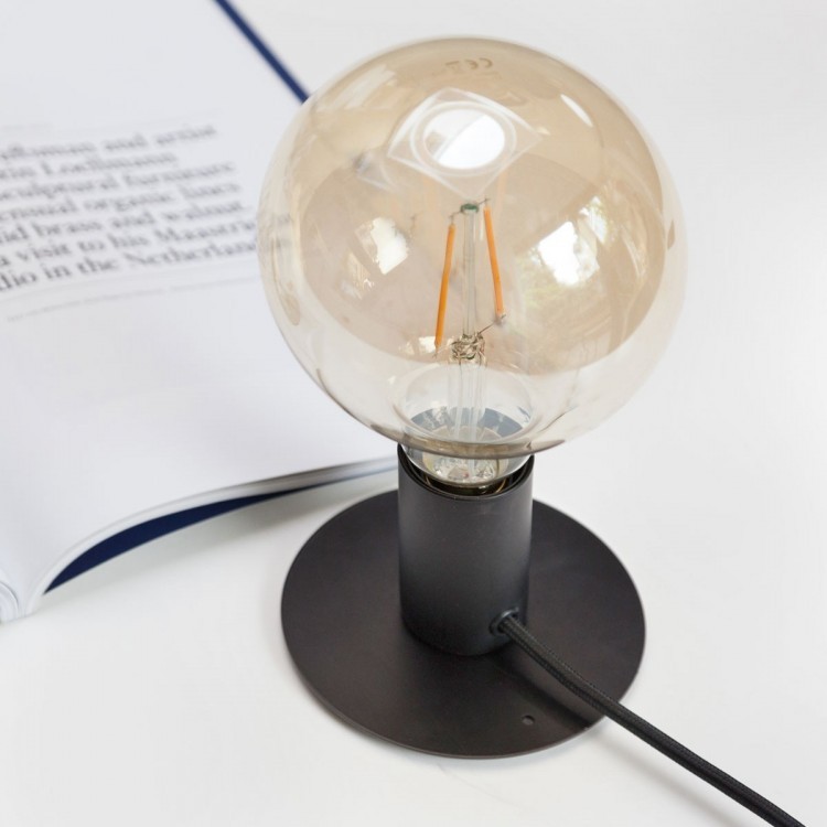 Magnetische Lampe / Schwarz - incl. light bulb - Groovy Magnets