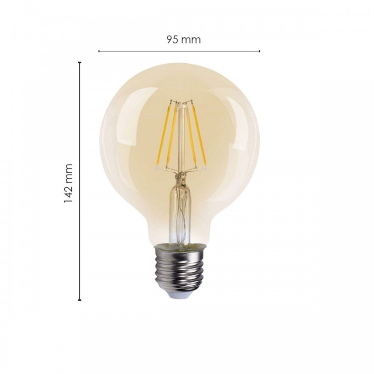 Magnetische Lampe / Schwarz - incl. light bulb - Groovy Magnets