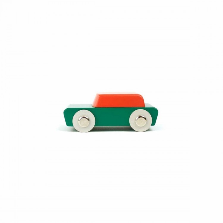 Don't forget to play! Magnetic design toy car Made out of FSC beech wood