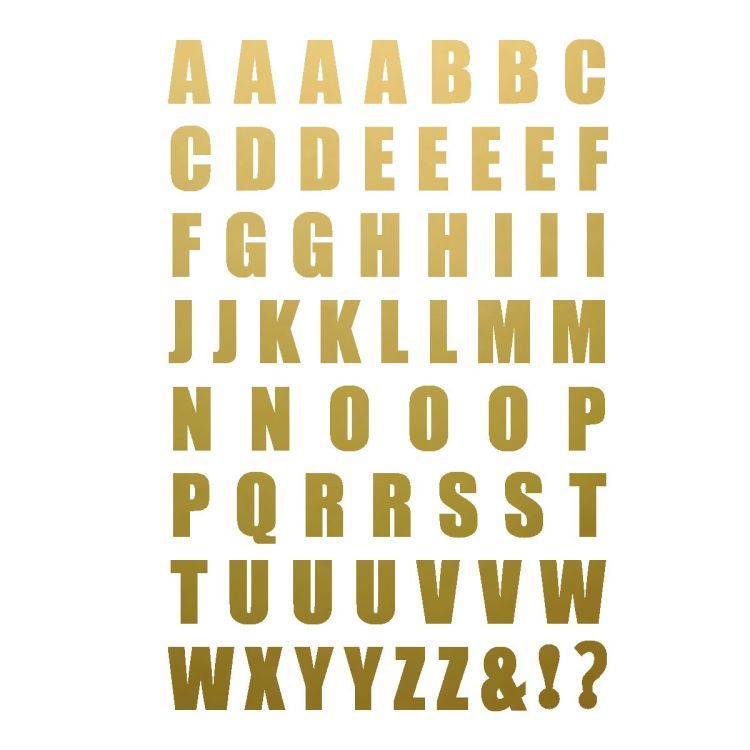 Magnetset Alphabet gold / Groovy Magnets