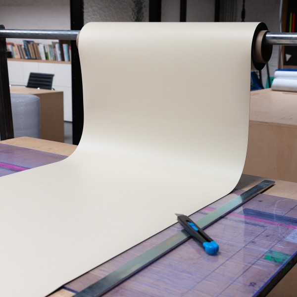 Custom cut magnetic stickers for interiors in a range of colours. Easy to apply.