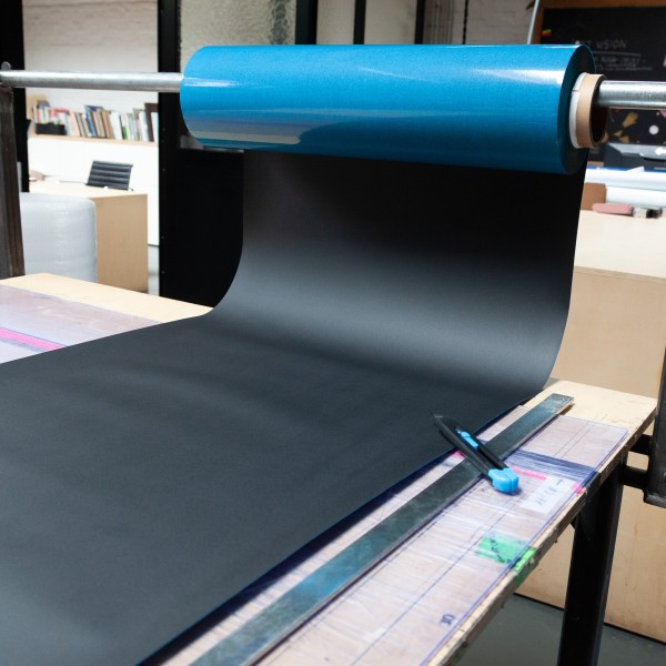 Custom cut magnetic stickers for interiors in a range of colours. Easy to apply.