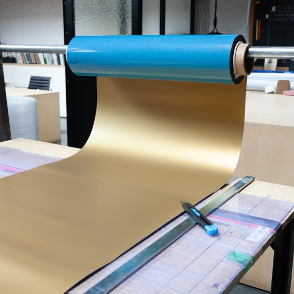 Custom cut magnetic stickers for interiors in a range of colours. Easy to apply.