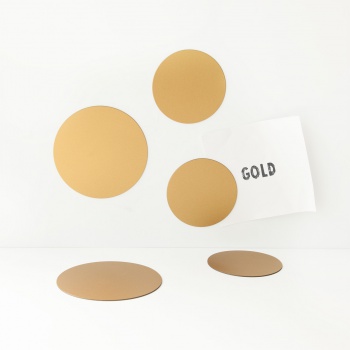 Magnet set circles gold / Groovy Magnets