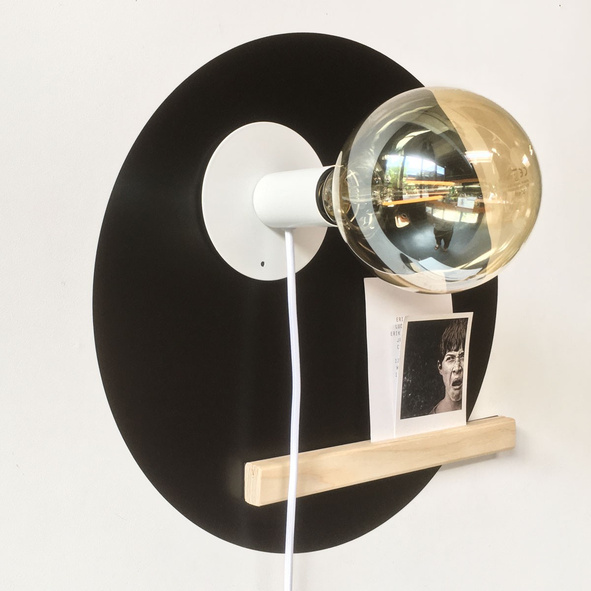 Lampe magnétique GLINT - #1 noir base et fil noir - DesignerBox