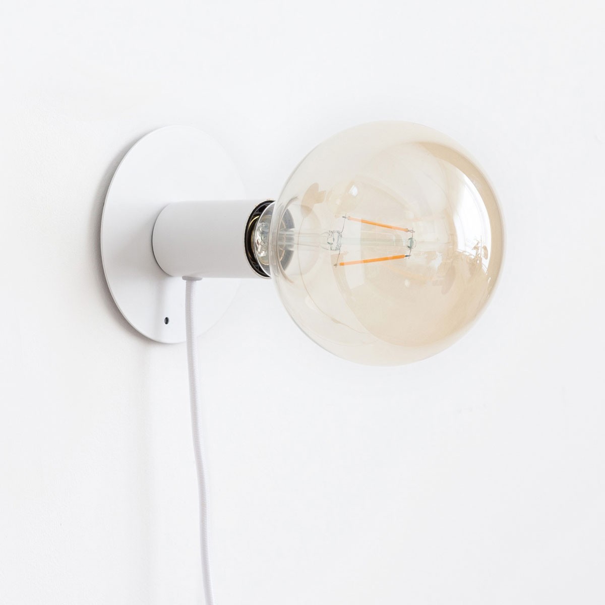 Lampe magnétique / blanc - incl. light bulb - Groovy Magnets