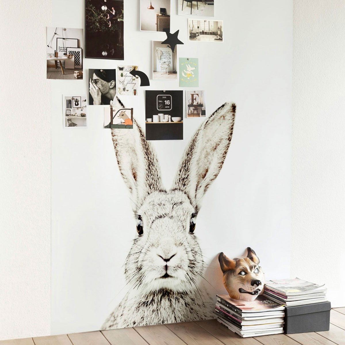 Magnetic wallpaper Rabbit / Groovy Magnets