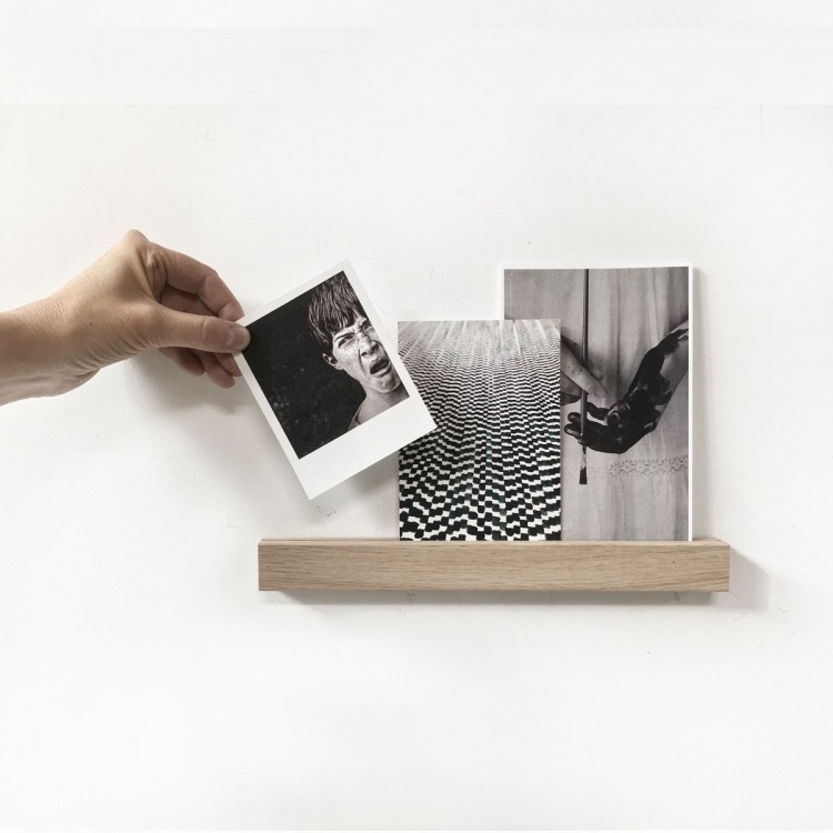 houten magnetisch wandplankje - voor kaarten, foto's,... - Groovy Magnets