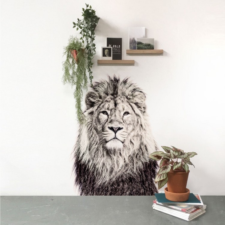 Magnetic wallpaper Lion by Groovy Magnets