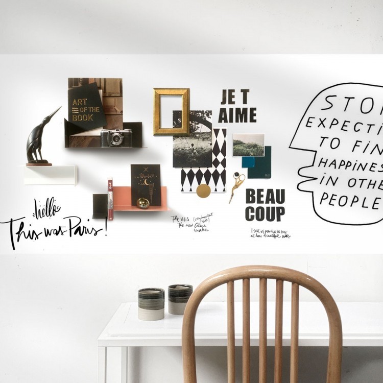 whiteboard stift / zwart - incl. wonderspons - Groovy Magnets