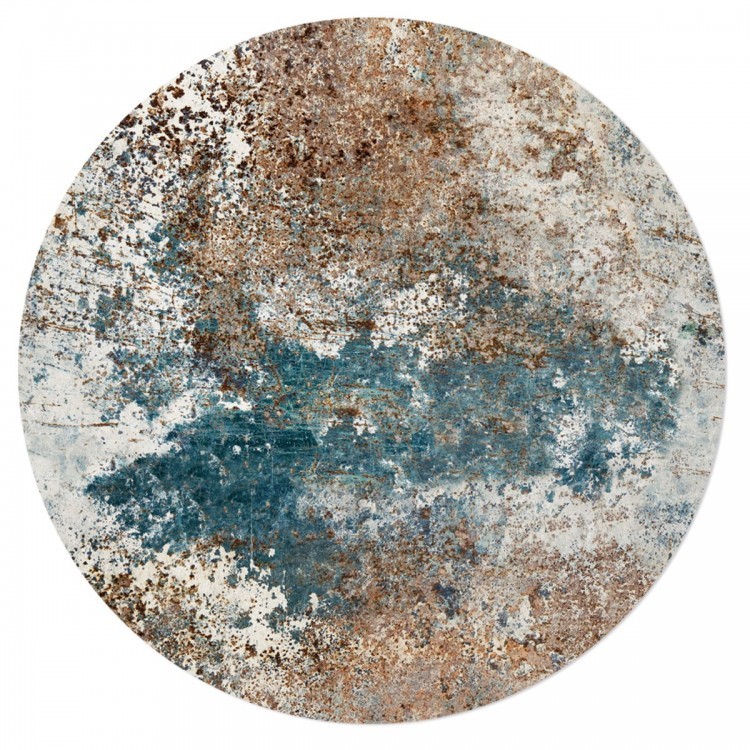 Round 'rusted' magnetic wall sticker by Groovy Magnets