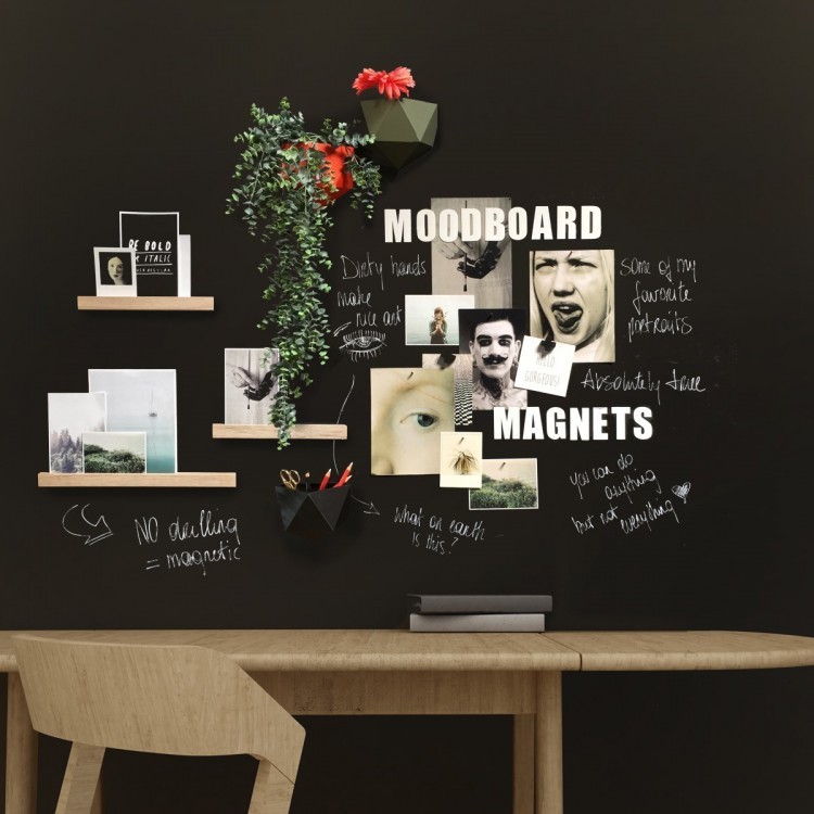 Chalkboard magnetic wallpaper Premium Pro - extra adhesive / Groovy Magnets wallpaper