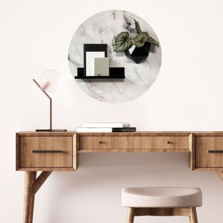 Magnetisch wandbakje ICO Outlet / zwart - voor planten, schrijfwaar,... - Groovy Magnets