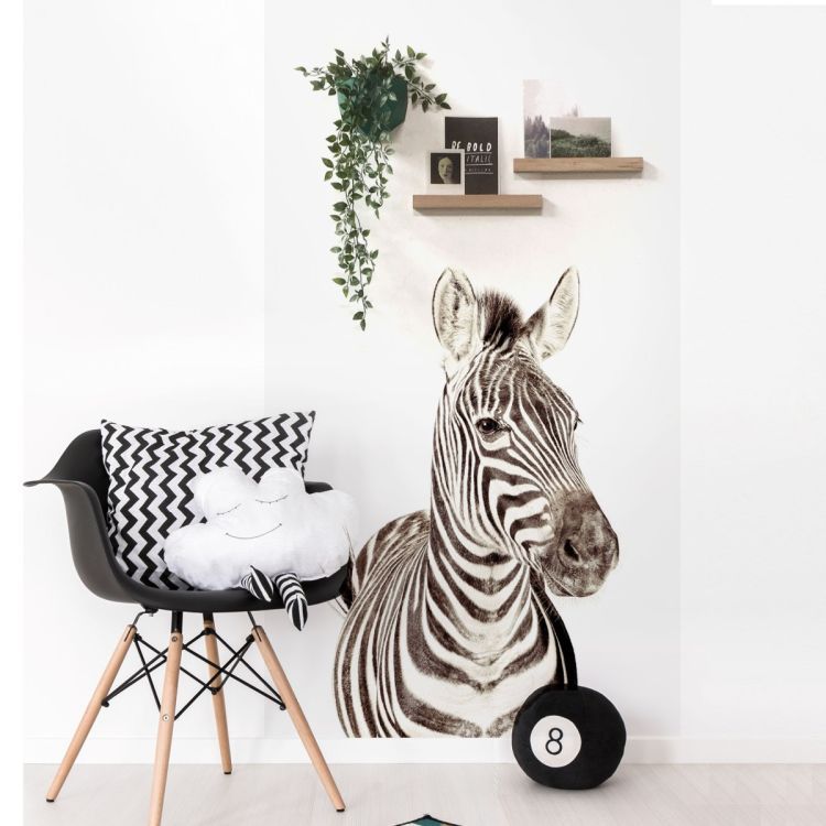 Magnetic wallpaper Zebra by Groovy Magnets