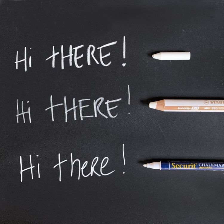Writable magnetic wall sticker from Groovy Magnets