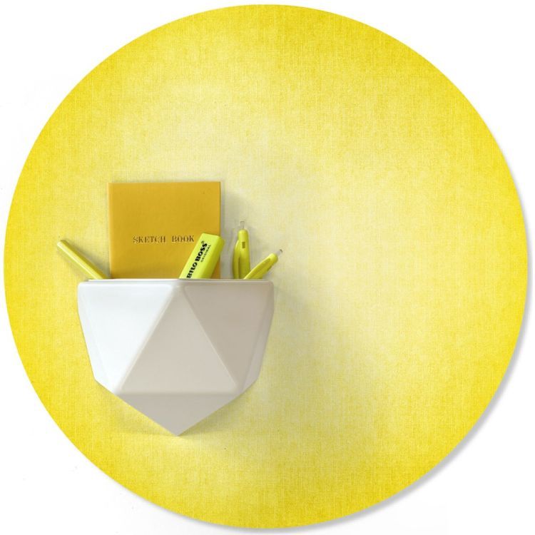 Magneetsticker 'Divine Yellow' van Groovy Magnets - decoratieve muursticker met magneten