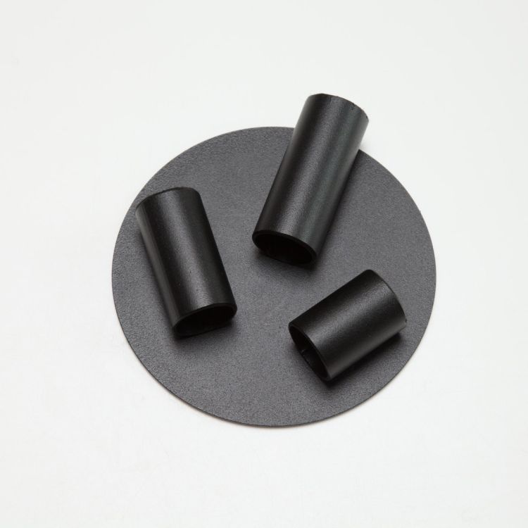 Magnetischer Kerzenhalter / schwarz von Groovy Magnets