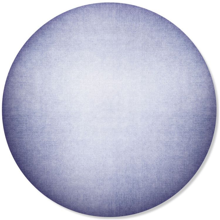 Magnetic wall sticker with print 'Phantom Blue' by Groovy Magnets - round wall sticker