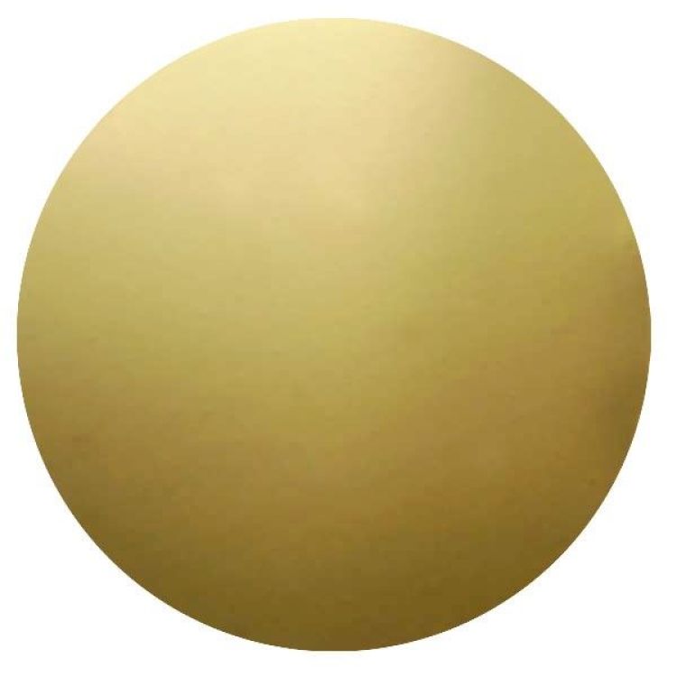 Magnetic wall sticker gold color by Groovy Magnets - round adhesive sticker