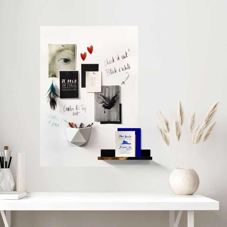Magneetsticker van Groovy Magnets: rechthoekige magnetische sticker witte achtergrond