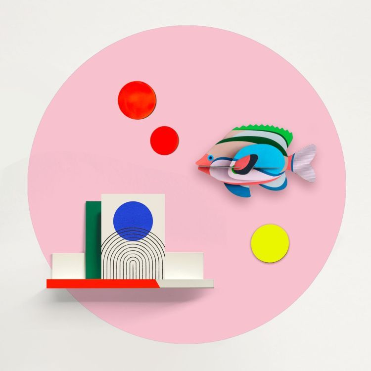 Studio Roof Wall Art X Groovy Magnets magnetic clip