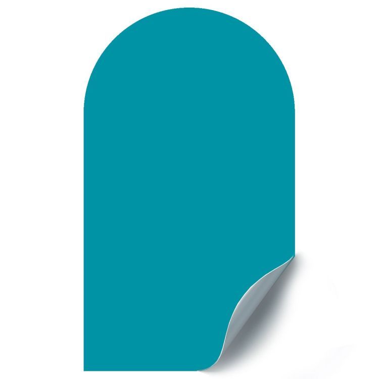 Magnetische muursticker oceaan blauw beschrijfbaar van Groovy Magnets