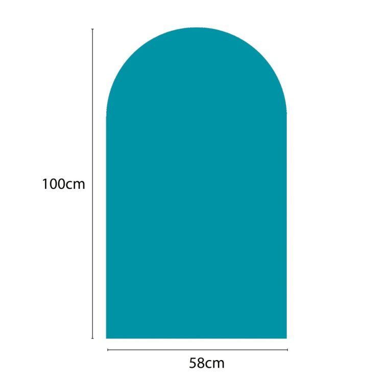 Magnetische muursticker oceaan blauw beschrijfbaar van Groovy Magnets