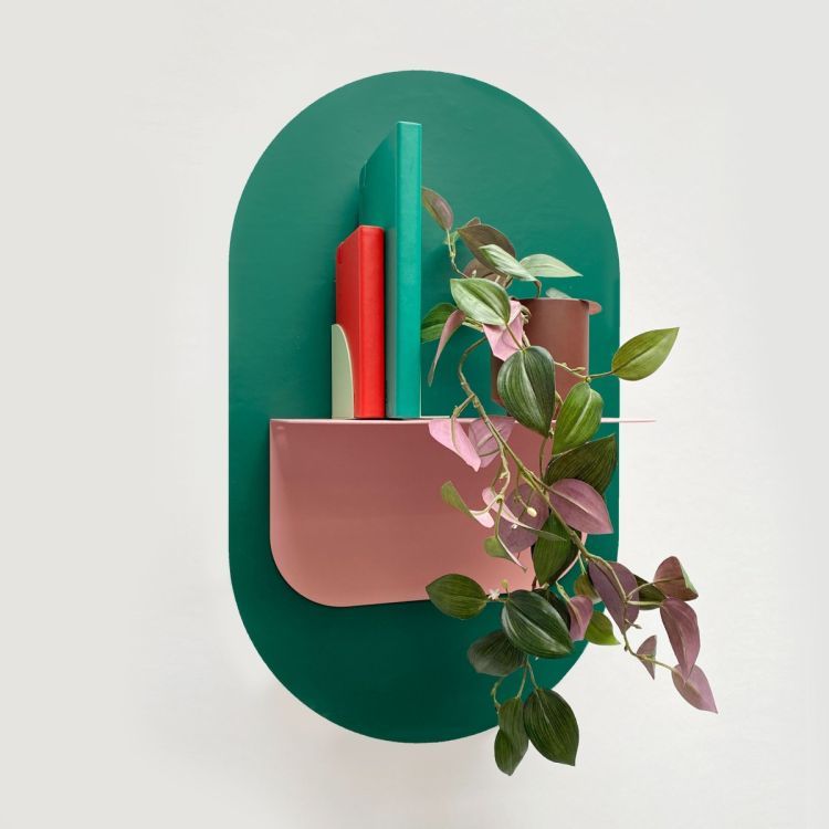 Stalen magnetische wandschap roos van Groovy Magnets