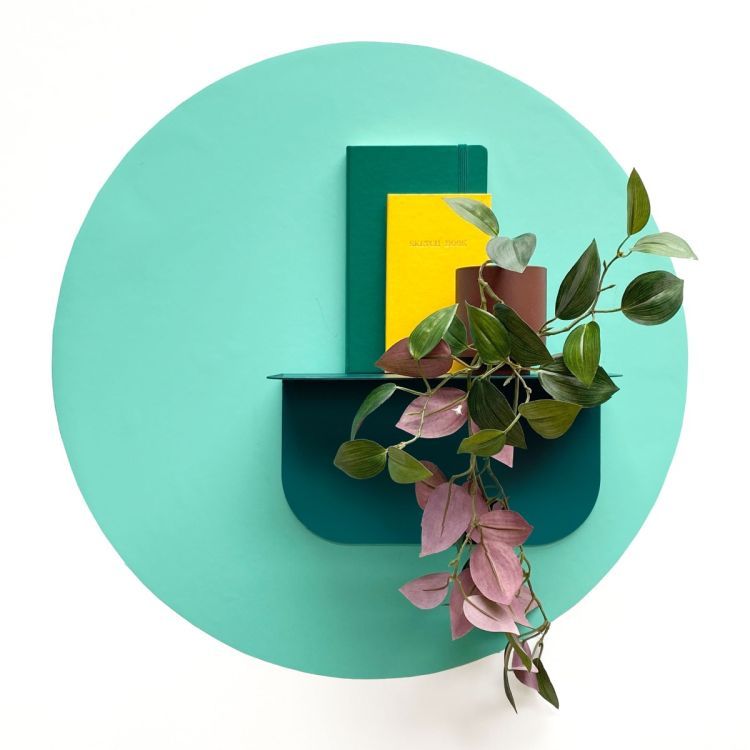 Mint, ronde magneetsticker van Groovy Magnets | magnetische muursticker