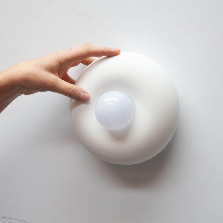 Wireless Donut Wall Lamp – Magnetic Rechargeable Lamp Without Cord from Groovy Magnets