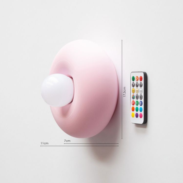 Draadloze Donut Wandlamp – Magnetische Oplaadbare lamp Zonder Snoer van Groovy Magnets