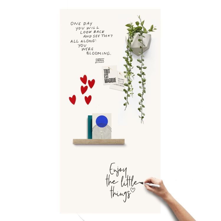 Sticker magnétique de Groovy Magnets. Autocollant rectangle, sticker mural