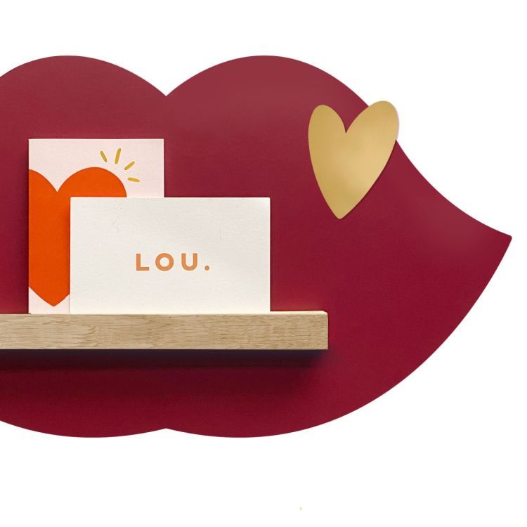 Sticker magnétique rond burgundy de Groovy Magnets - décoratif &  fonctionnel