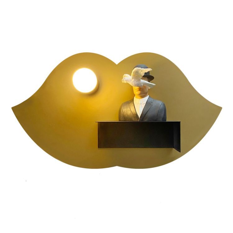 Sticker magnétique rond or de Groovy Magnets - décoratif &  fonctionnel