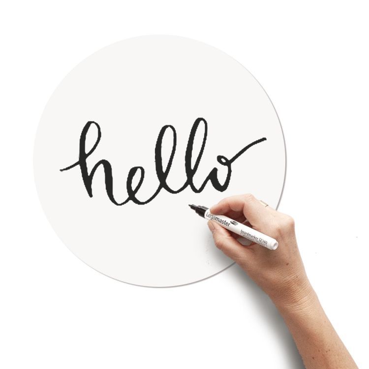 Stickers magnétiques nuances de rouge de Groovy Magnets - autocollant rond, sticker mural