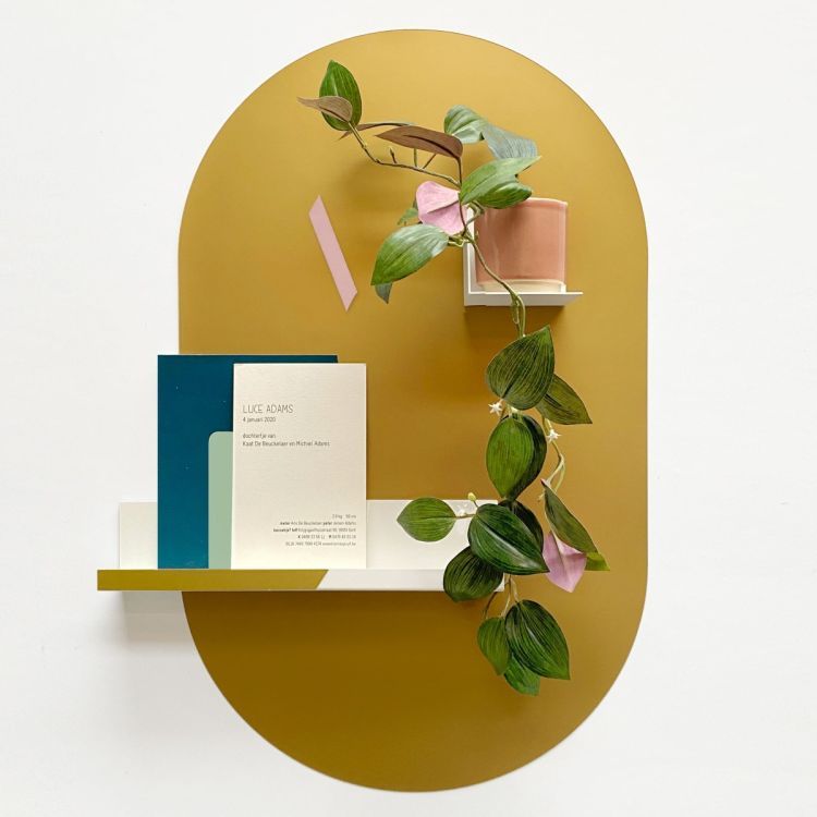 Sticker magnétique ovale de Groovy Magnets - sticker mural à forte adhérence