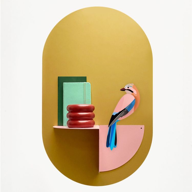 Sticker magnétique ovale de Groovy Magnets - sticker mural à forte adhérence