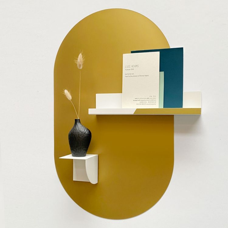 Sticker magnétique ovale de Groovy Magnets - sticker mural à forte adhérence