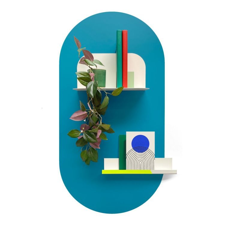 Magnetischer Wandaufkleber Ozeanblau beschreibbar von Groovy Magnets