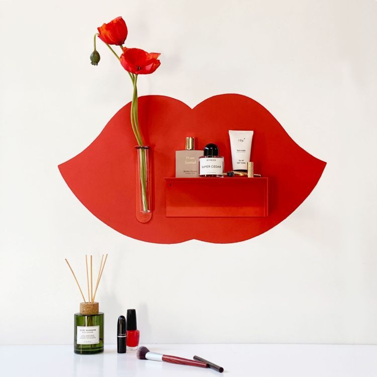 Sticker magnétique rouge de Groovy Magnets - décoratif &  fonctionnel