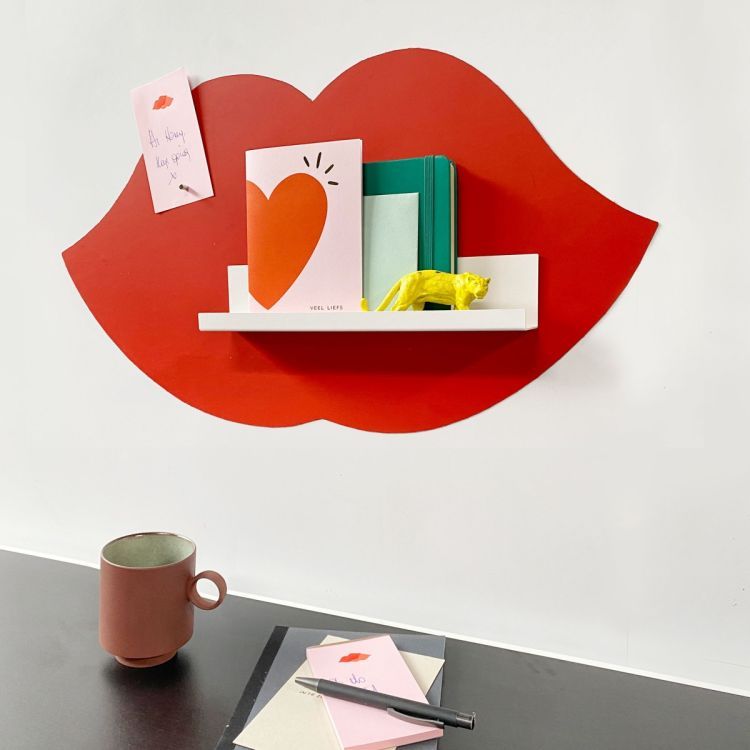 Sticker magnétique rouge de Groovy Magnets - décoratif &  fonctionnel