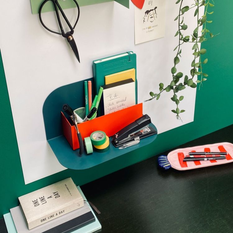 Stalen magnetische wandschap petrol van Groovy Magnets