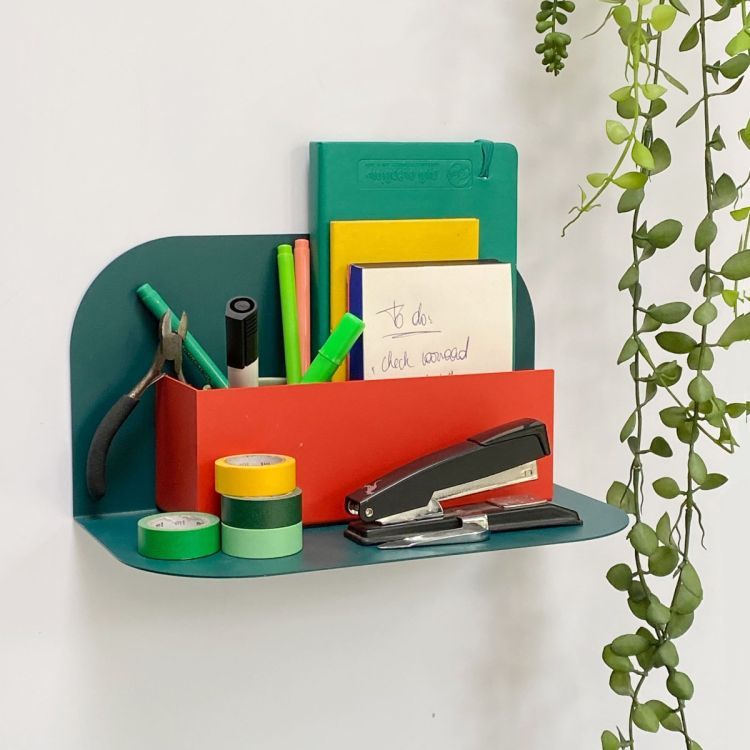 Groovy Magnets étagère magnétique en acier -  pas de trous dans le mur