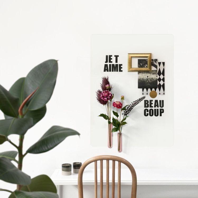 Magneetsticker van Groovy Magnets: afgeronde hoeken magnetische sticker witte achtergrond