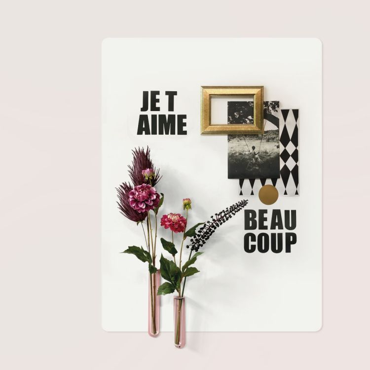Magneetsticker van Groovy Magnets: afgeronde hoeken magnetische sticker witte achtergrond