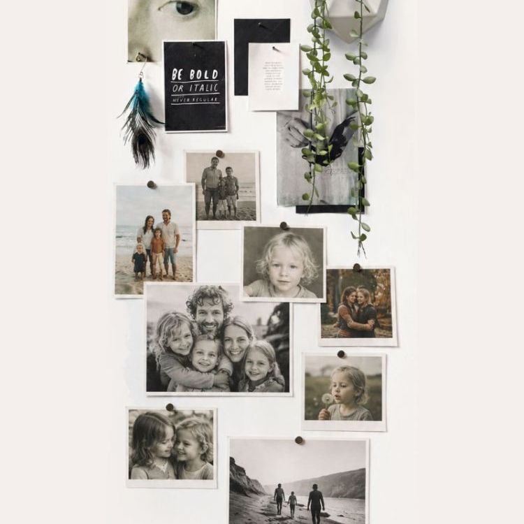 Strong, white magnetic wallpaper: suitable for magnets by Groovy Magnets