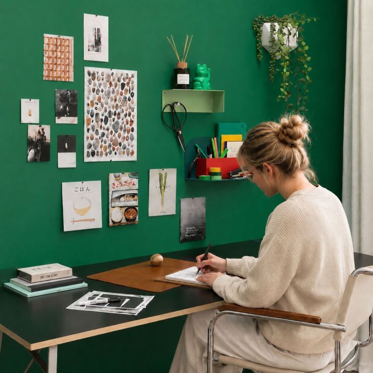 Overschilderbaar magneetbehang van Groovy Magnets: beschilderen in alle kleuren!