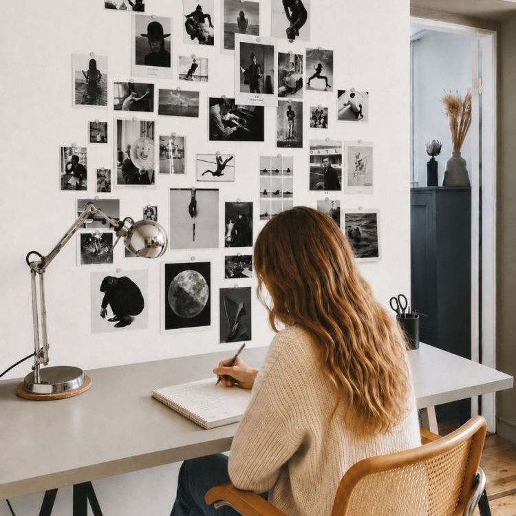 Strong, white magnetic wallpaper: suitable for magnets by Groovy Magnets
