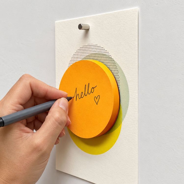 Magnetische Haftnotizen - für Gedanken, Erinnerungen und Ideen - Groovy Magnets